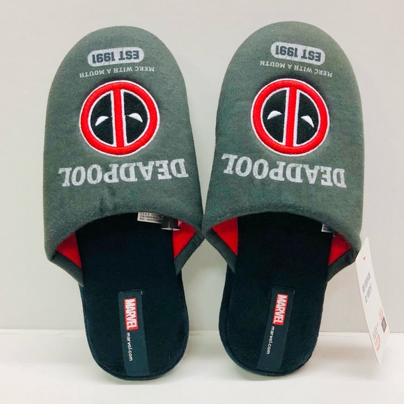 deadpool slippers